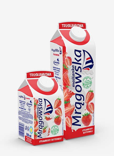 Maślanka truskawkowa